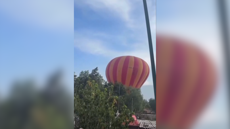 Hot air balloon crash in Mexico injures at least twelve people