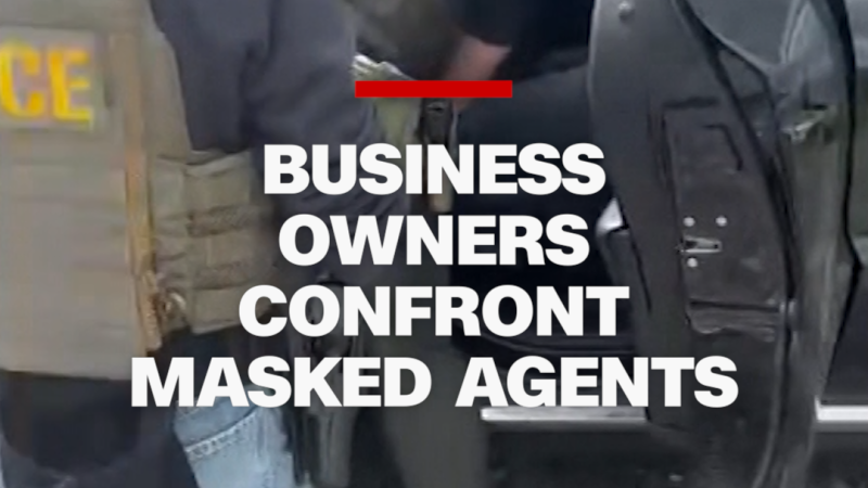 Business owners confront masked agents detaining gardener | CNN