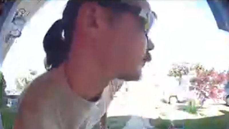 Doorbell camera shows wanted father days before his daughters were found dead