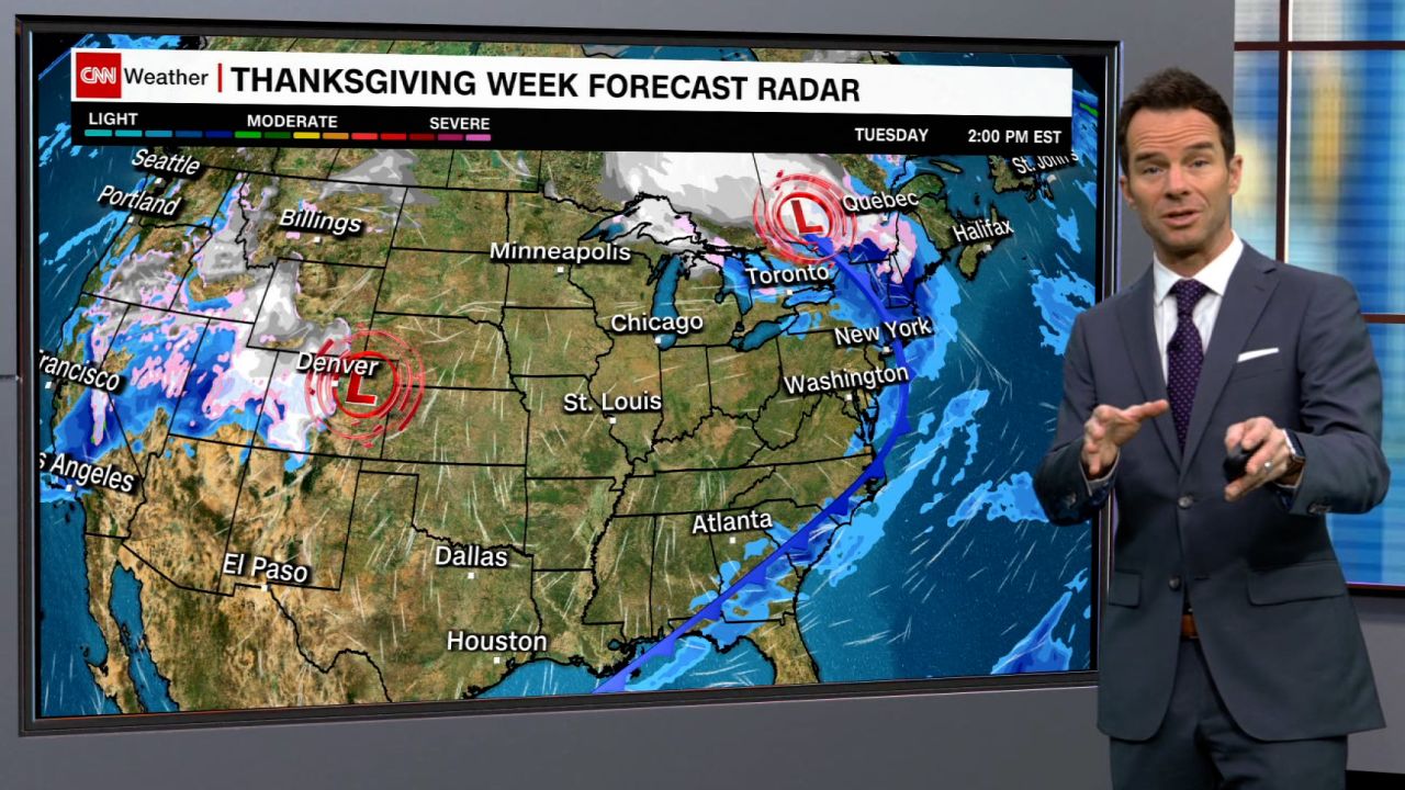 Thanksgiving forecast Winter storm could bring coldest air of the