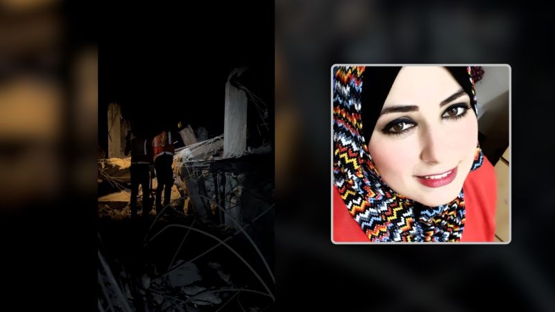 An Israeli strike buries beloved Palestinian teacher in the rubble of her home An Israeli strike buries beloved Palestinian teacher in the rubble of her home