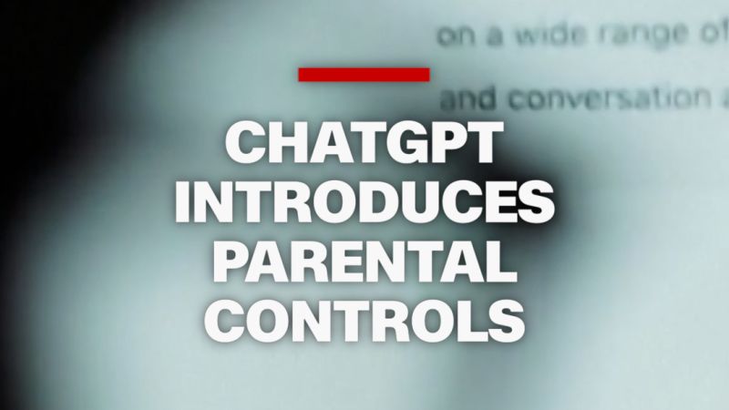 ChatGPT introduces parental controls
