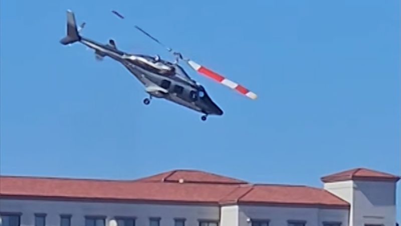 Video: Helicopter crashes in Huntington Beach