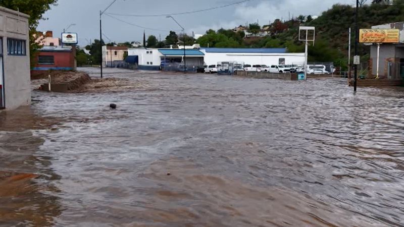 Southwest US floods after two months’ worth of rain falls in just 24 hours