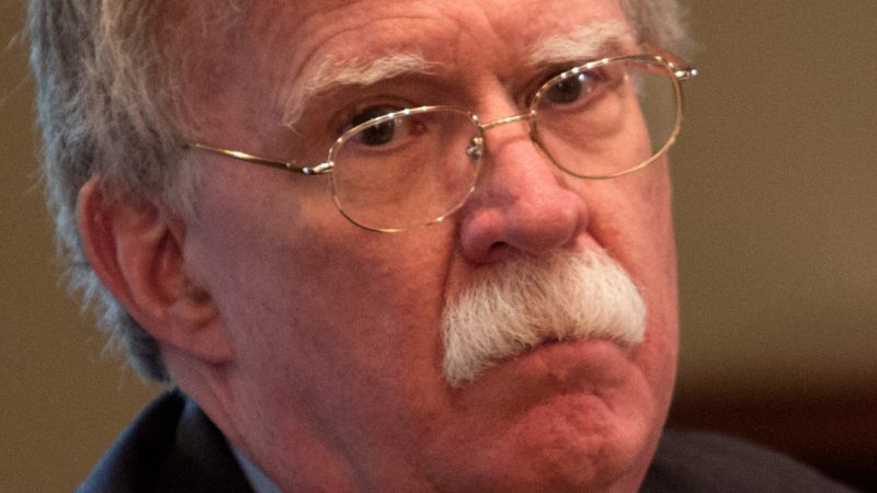 John Bolton reacts to his indictment
