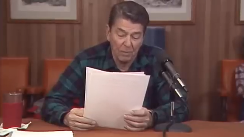 Reagan’s 1987 speech shows what he really thought about tariffs