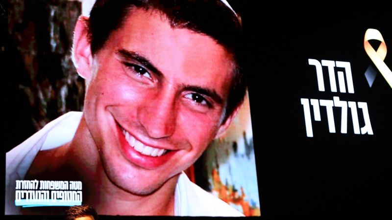 Israel receives body of soldier killed in Gaza in 2014 war with Hamas