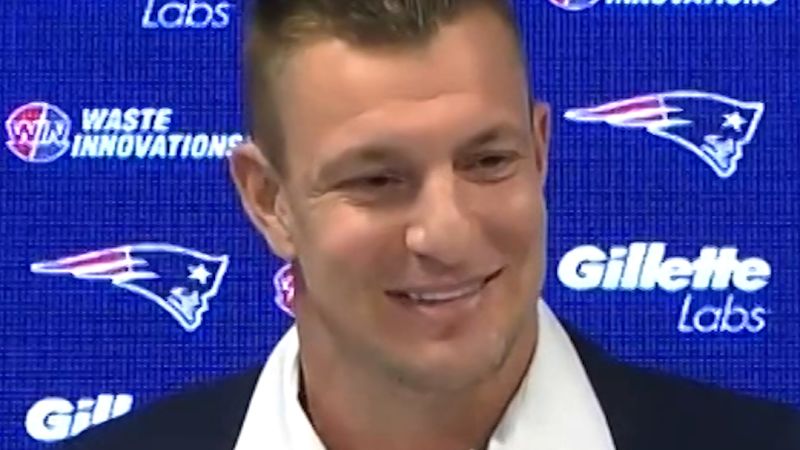 Gronk signs one-day contract to retire as a New England Patriot
