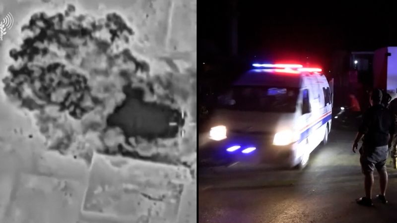 Israel strikes Palestinian refugee camp in Lebanon