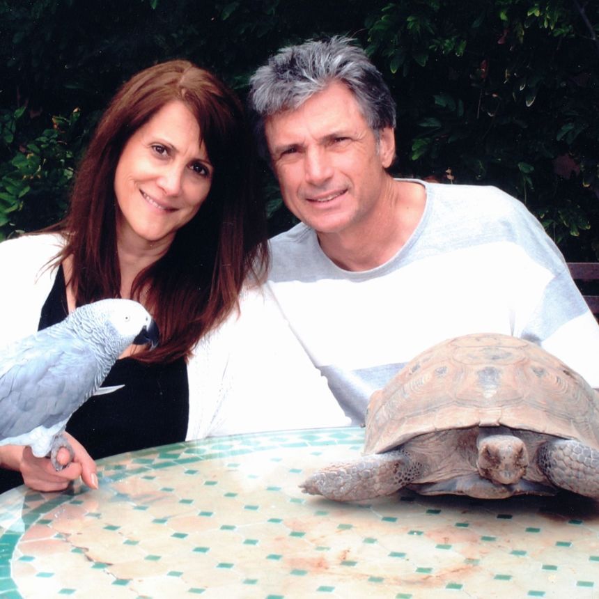 Robin Kaye and Thomas Deluca are seen in this photo posted to social media.