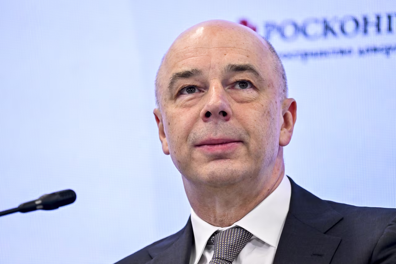 Anton Siluanov attends the 26th St. Petersburg International Economic Forum (SPIEF) in Russia on June 15.