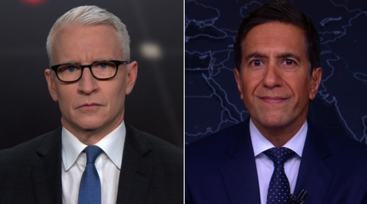 CNN's Anderson Cooper and Sanjay Gupta.