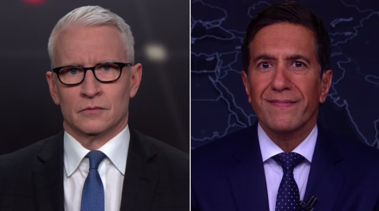 CNN's Anderson Cooper and Sanjay Gupta.