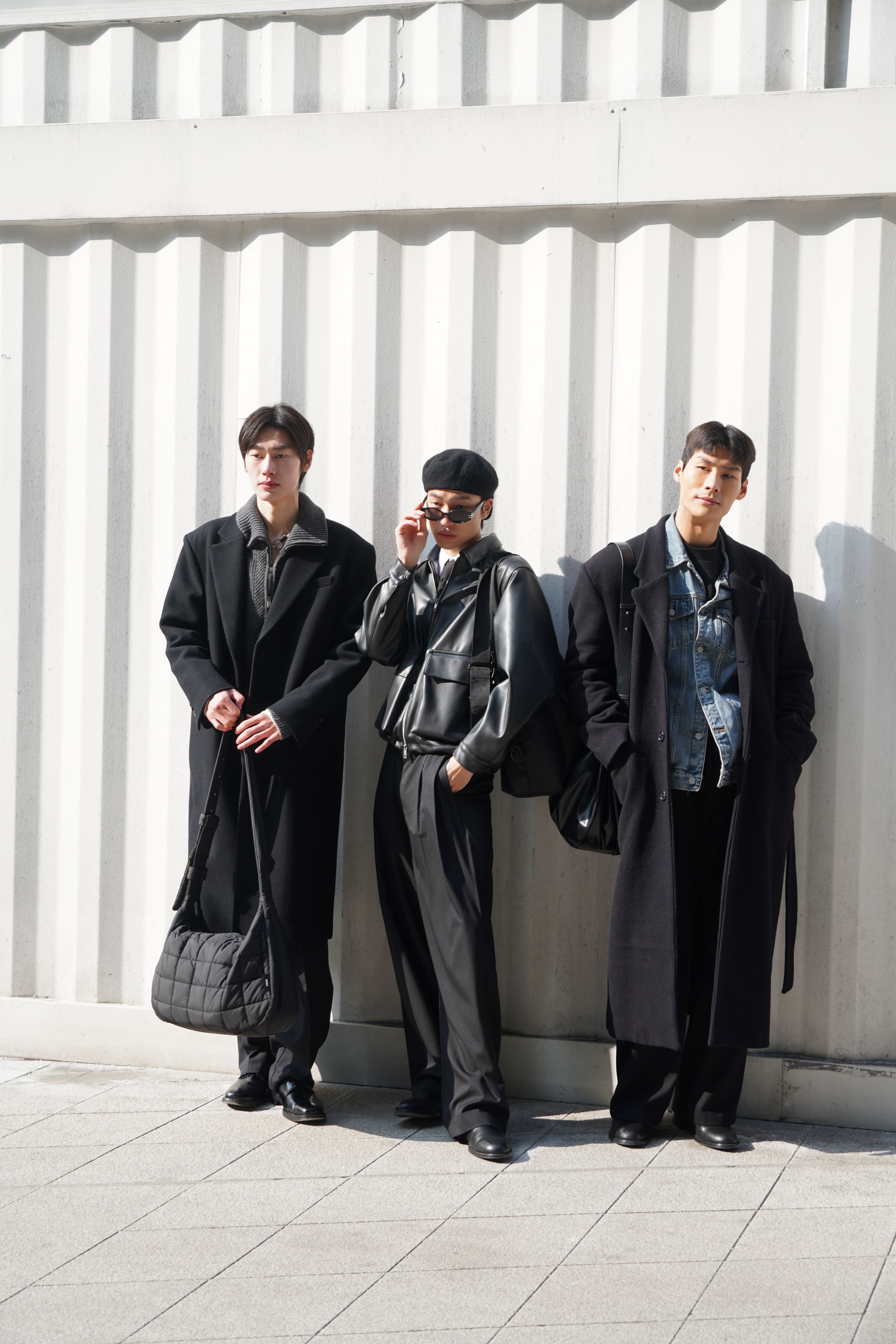 Attendees dressed for chilly temperatures in South Korea’s capital.