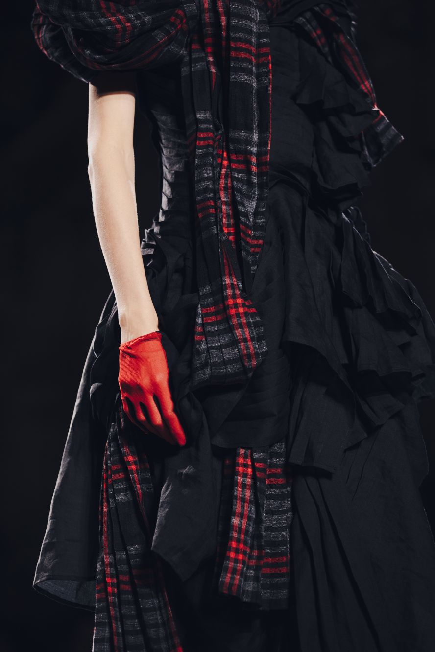 A close-up look at Yohji Yamamoto.