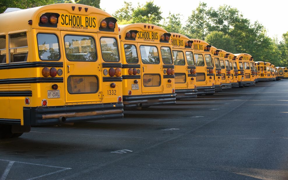 Harmful exhaust fumes can enter school buildings from buses and cars sitting outside schools with their engines idling. Fumes can enter through school doors and windows or via building air intakes.