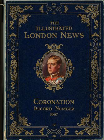 The painting was commissioned for a coronation issue of "The Illustrated London News," which was never released. A proof copy of the publication -- thought to be the only one in existence -- was recently rediscovered.