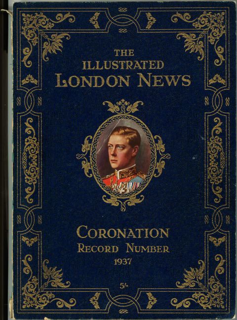 The painting was commissioned for a coronation issue of "The Illustrated London News," which was never released. A proof copy of the publication -- thought to be the only one in existence -- was recently rediscovered.