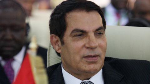 Former Tunisian President Zine El Abidine Ben Ali, pictured here in 2009, is being tried in absentia.