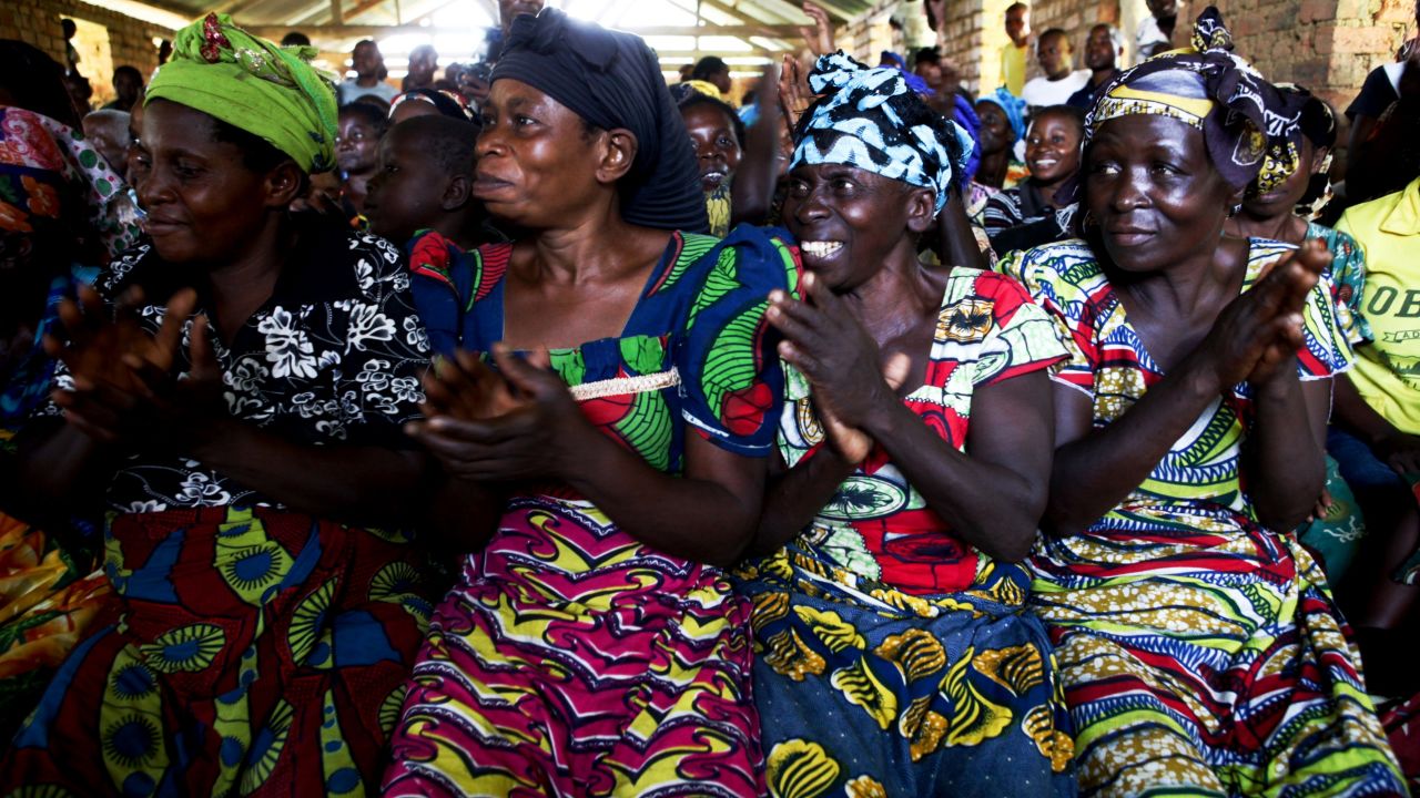 Women of Kampala, Congo, meet with U.N. representatives to discuss sexual violence. More than 300 women were raped in Kampala by rebel forces in 2010.