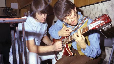 Van Dyke Parks (right, with Brian Wilson) was Wilson's "Smile" lyricist.