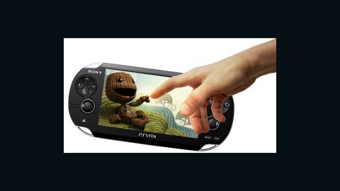 Sony's PlayStation Vita handheld gaming device.
