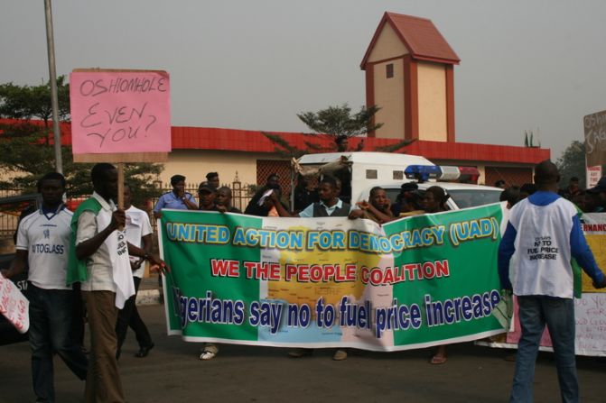 "I saw raw anger in the eyes of the protesters with regards to the increase in prices of good (and) services as a result of the subsidy removal," said Obaro.