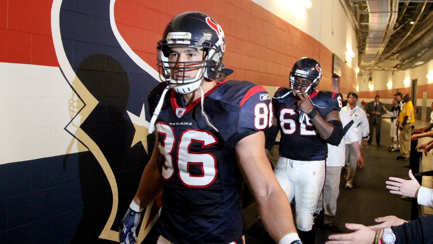 The Houston Texans play the first playoff game in franchise history Saturday against the Bengals. 