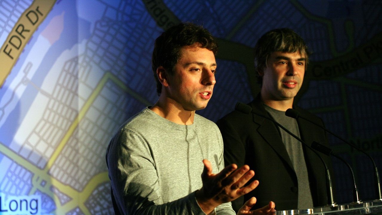 Google's Sergey Brin, left, says SOPA would put the U.S. "on par with most oppressive nations in the world."