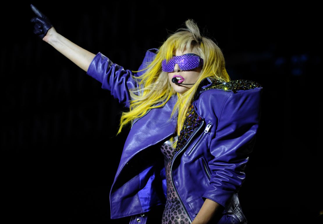 Lady Gaga performs as part of Lollapalooza 2010 at Grant Park in Chicago.
