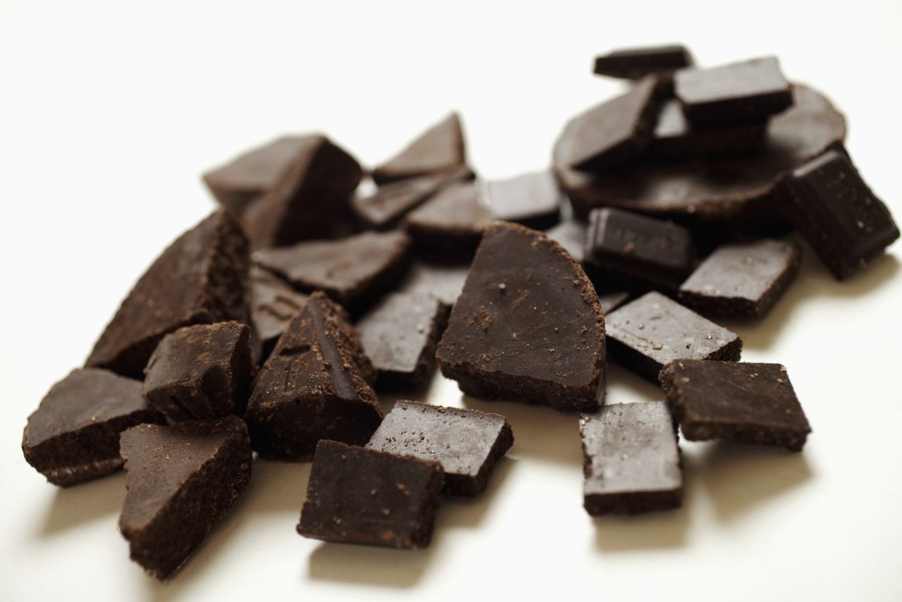 While researchers aren't positive that <a href="http://thechart.blogs.cnn.com/2012/03/26/could-eating-chocolate-make-you-thinner/">eating chocolate will make you thinner</a>, the heart benefits of dark chocolate have long been recognized. Antioxidants and anti-inflammatory properties may help offset the calories. And some scientists believe chocolate's caffeine could increase your metabolic rate. Still, stick to small pieces that will curb cravings without overloading your body with sugar.