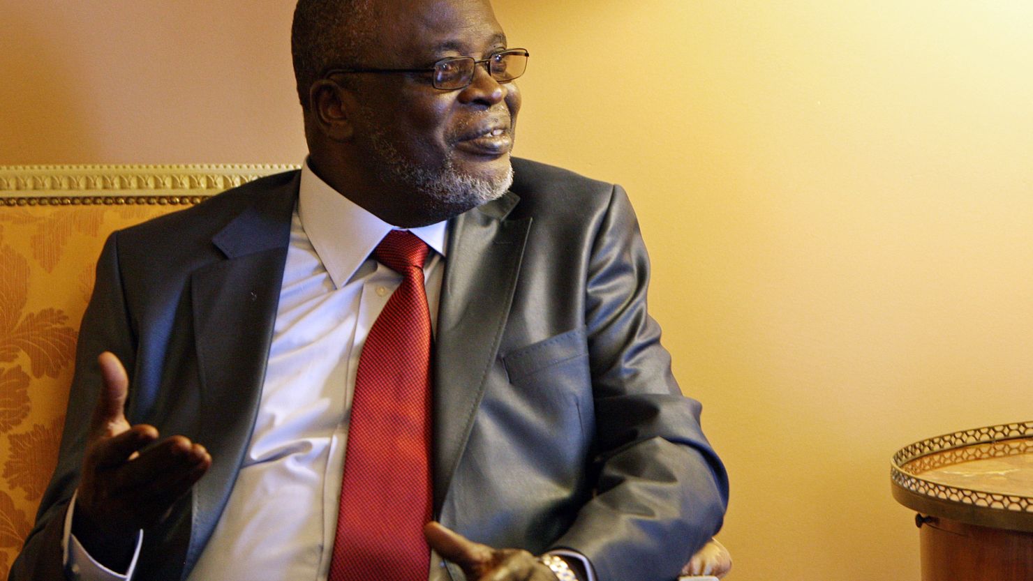 Guinea Bissau's President Malam Bacai Sanha pictured in Lisbon on February 17, 2010.