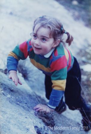 Kate, the eldest of three children, grew up in a prosperous middle-class family; they lived in Amman, Jordan, for two years in the 1980s. A sporty child, Kate attended elite Marlborough College.