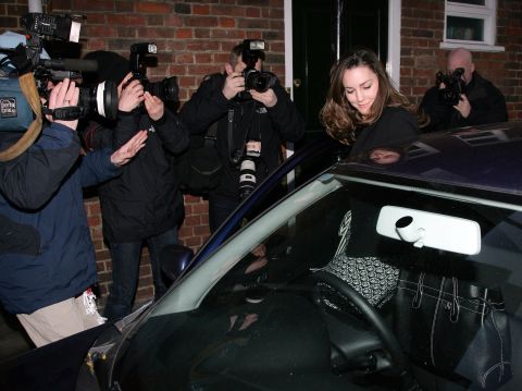 Kate became the subject of huge media attention -- she is seen here surrounded by photographers on her 25th birthday, January 9, 2007 -- but she and William broke up the same year.