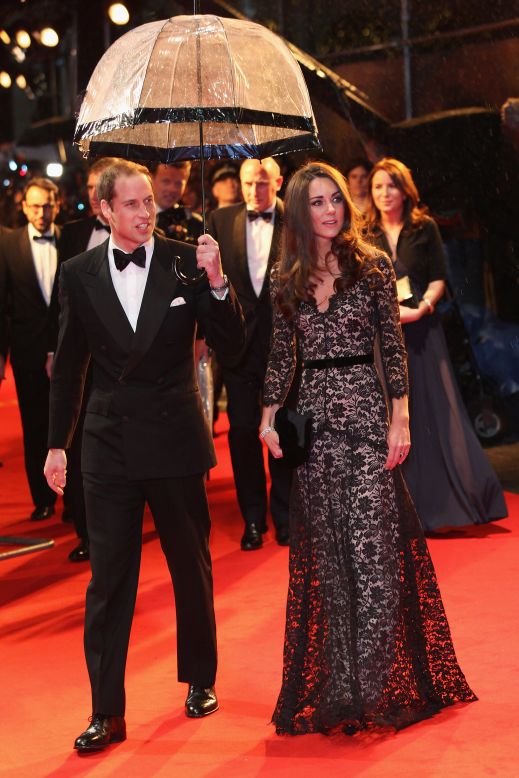 The Duchess of Cambridge, seen here with her husband, Prince William, celebrates her 30th birthday on January 9, 2012. The royal couple attended the star-studded UK premiere of "War Horse" in London on Sunday, March 8.
