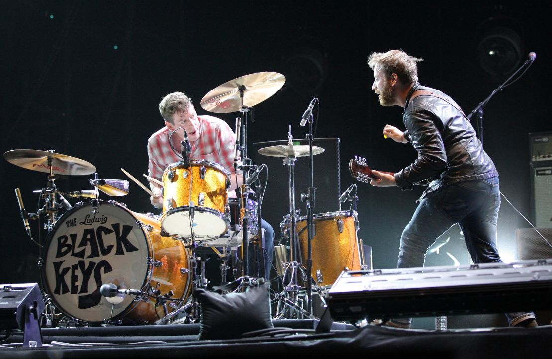 The Black Keys performing at the 2011 Coachella Music Festival in Indio, California.