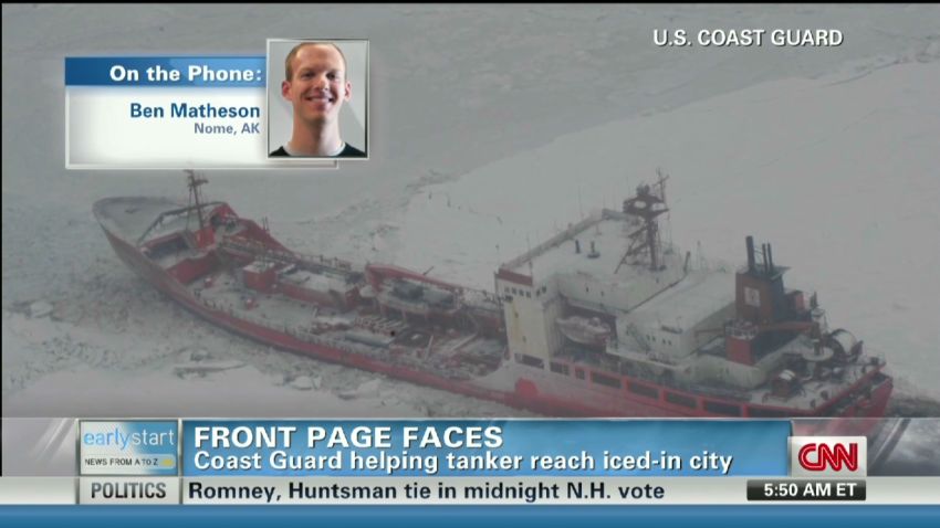 Coast Guard helping tanker reach iced-in city | CNN