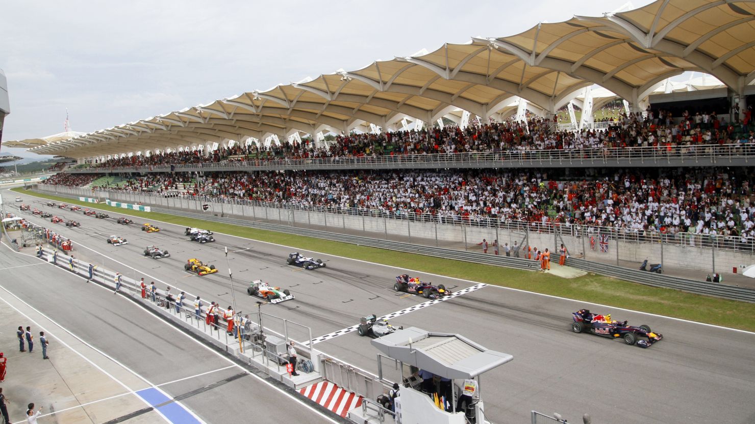 The Bahrain Grand Prix was due to be the opening race of the 2011 season, before being cancelled.