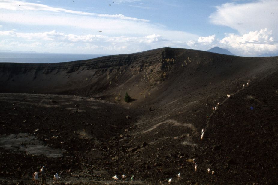 Gregorius Suharsono traveled to Mount Krakatau in Indonesia in 1989 and used Kodachrome slides to capture this image.