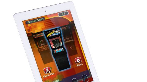 If you own an iPad and are nostalgic for those arcade video games of your misspent youth, <a href="http://discoverybaygames.com/appcessories/atari-arcade-duo-powered-joystick" target="_blank" target="_blank">this gadget</a> is for you. Slip the iPad or iPad 2 into the dock, download an Atari app and wiggle the joystick to play Asteroids, Centipede and all those retro classics. Available: now. Price: $59.