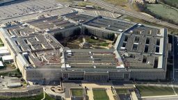 The Pentagon, headquarters of the U.S. Department of Defense (DOD), as seen in Washington