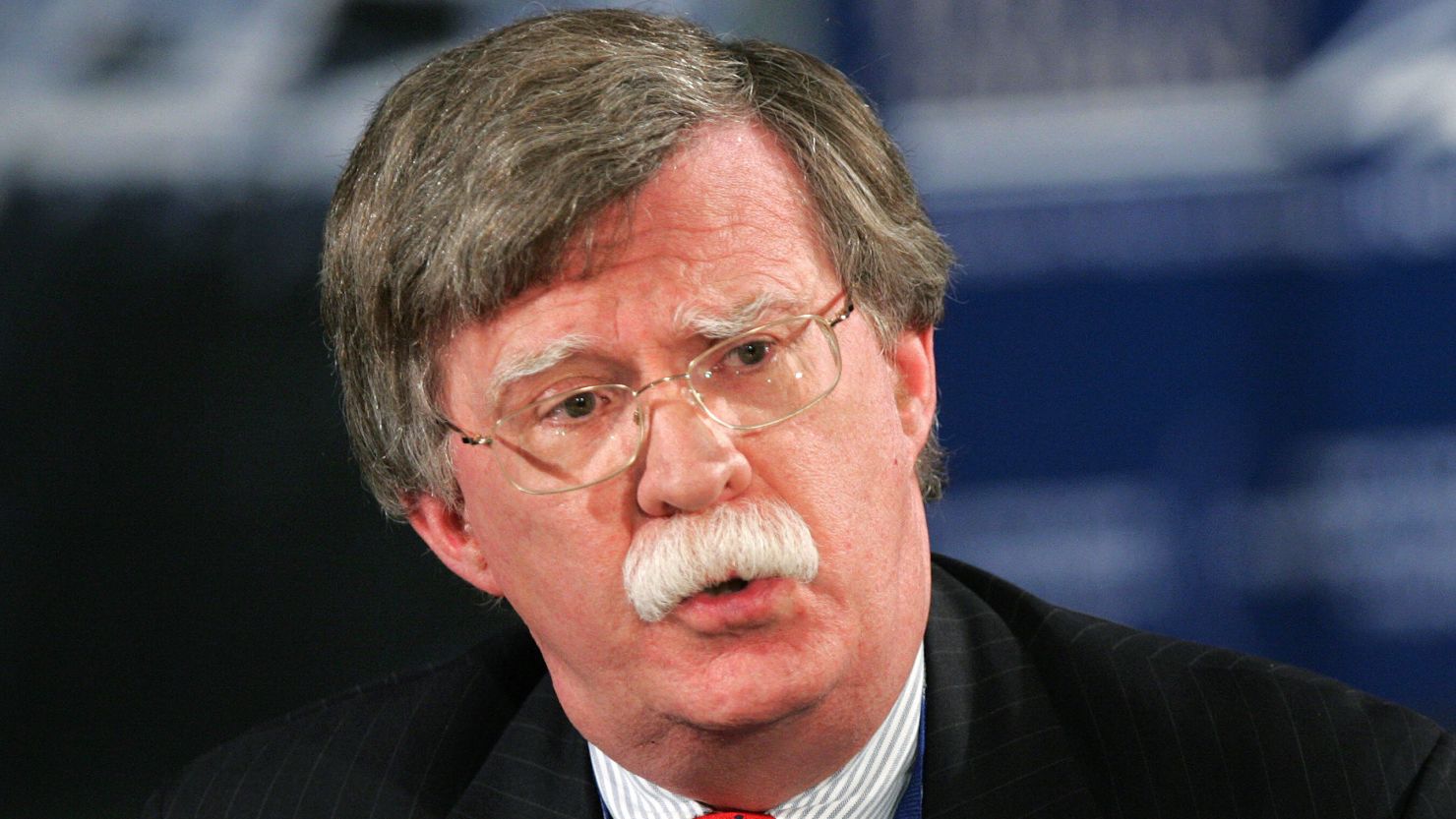 John Bolton, former U.S. ambassador to the United Nations,  as pictured in January 2008