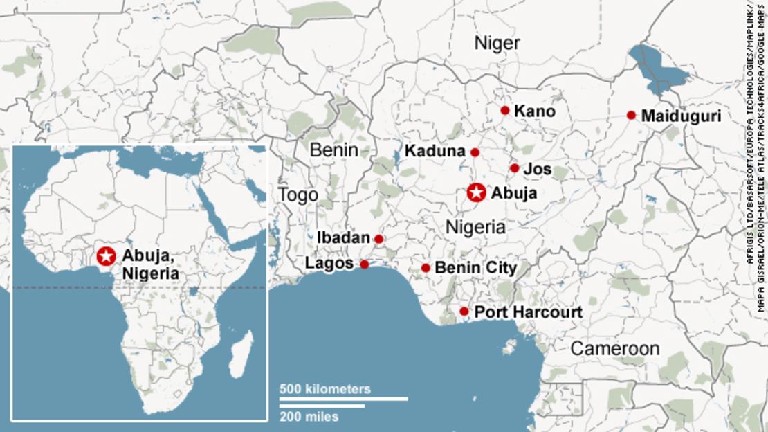 Nigeria map