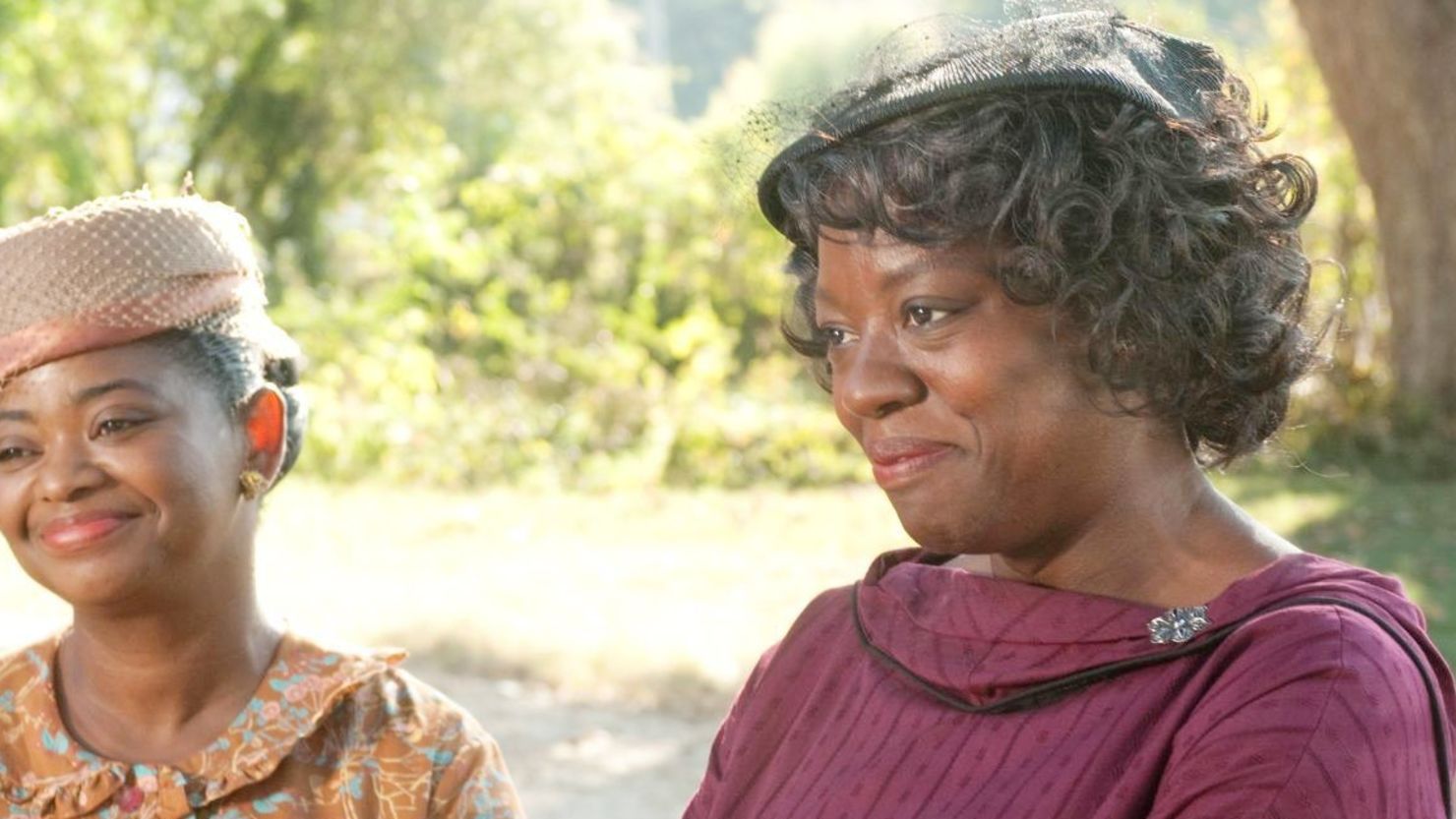 Viola Davis, right, shown with Octavia Spencer, was nominated for a Best Actress Academy Award  for her role in  "The Help." 