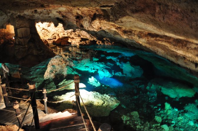 "Dotting all of the Yucatan Peninsula are the openings to the undergound world of cenotes and subterranean rivers," Kristine Celorio said. "Cenotes were an important water source and sacred place for ancient Mayans. Swimming in the crystal clear waters is surreal."