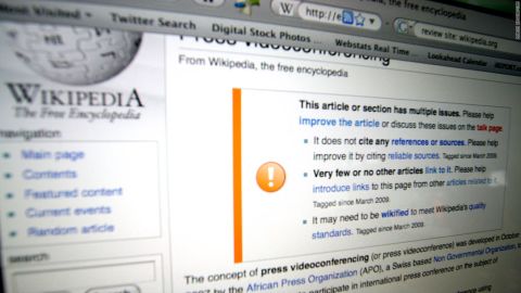 Wiki Wars The 10 Most Controversial Wikipedia Pages Cnn Business