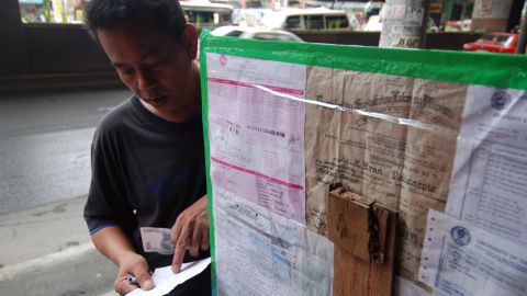 Fake official documents can be bought off the street in Manila for as little as 500 pesos (US$11)