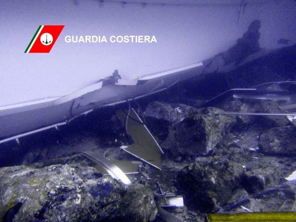 The Italian Coast Guard has released photos of the rescue effort at the cruise ship Costa Concordia near Giglio Island, Italy.