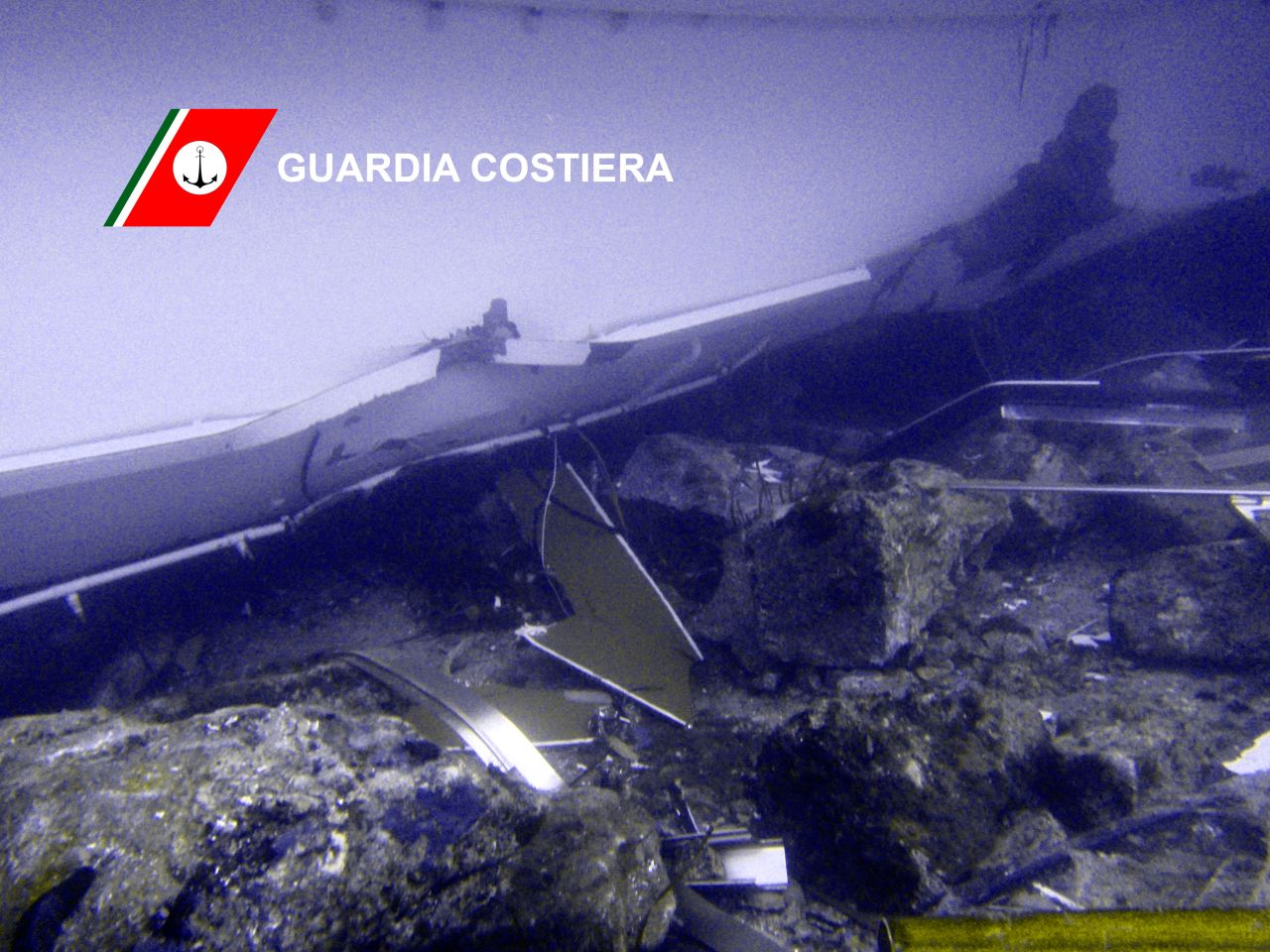 The Italian Coast Guard has released photos of the rescue effort at the cruise ship Costa Concordia near Giglio Island, Italy. 
