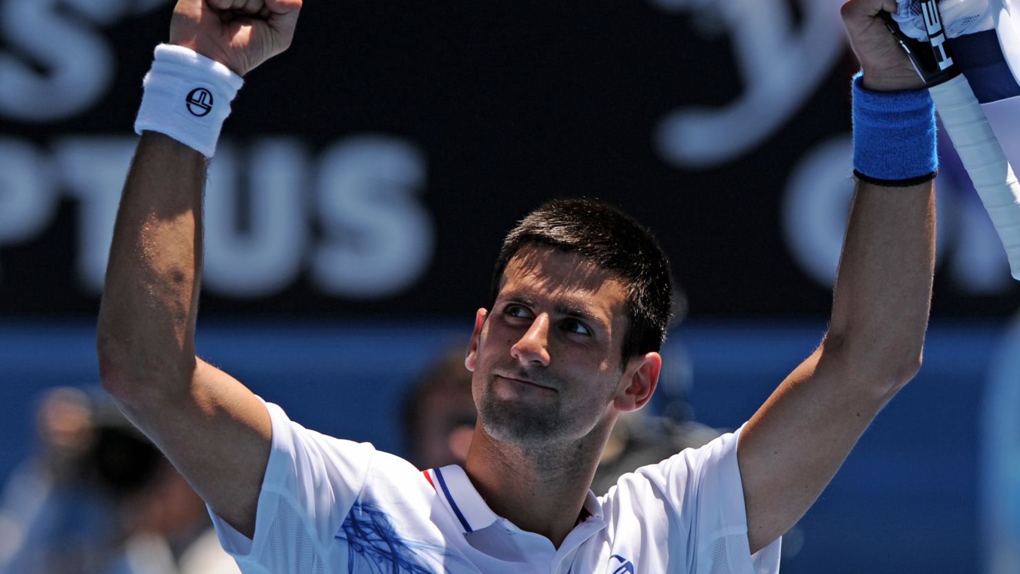 Serbia's Novak Djokovic won three out of four grand slams in 2011, including the Australian Open.
